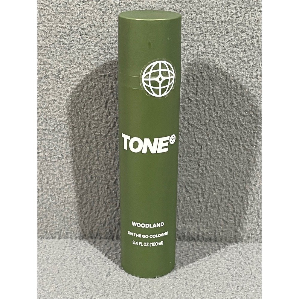 TONE Woodland On The Go Cologne Mens Spray 3.4 fl oz‎ 100ml Matte Green New